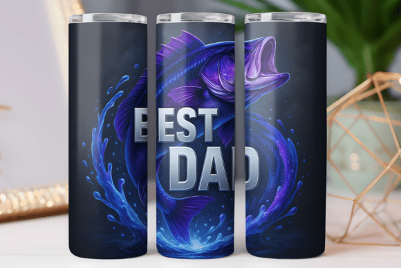 Best Dad Father Tumbler Wrap Graphics Tumbler Wraps