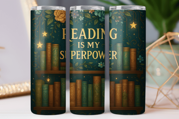 Book Lover Tumbler Wrap Graphics Review