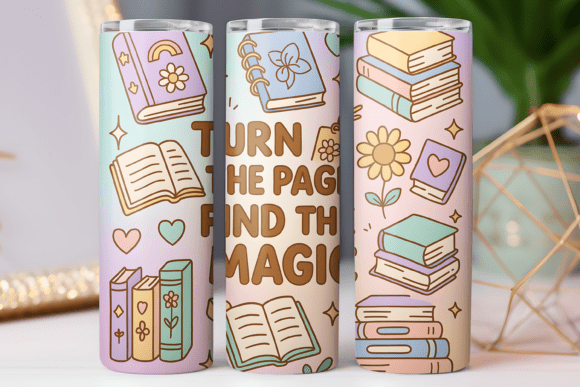 Book Lover Tumbler Wrap: Graphics & Tumbler Wraps Review