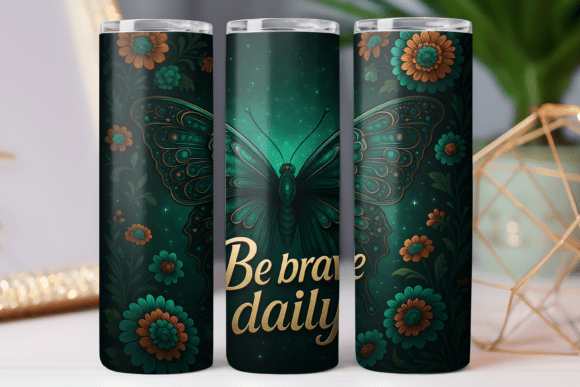 Brave Motivation Tumbler Wrap: A Designer's Review