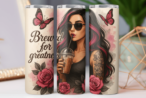 Coffee Tumbler Wrap 20oz Skinny Wrap Png Graphics Review