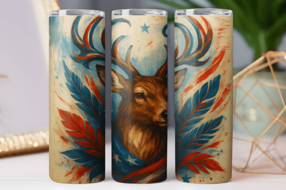 Deer Patriotic Tumbler Wrap: A Graphics & Tumbler Wraps Review