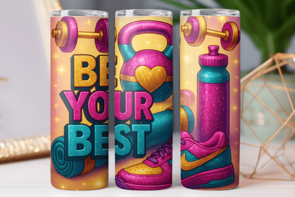 Do Best Motivation Tumbler Wrap Graphics