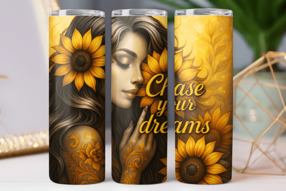 Dream Motivation Tumbler Wrap: Graphics for Tumbler Wraps