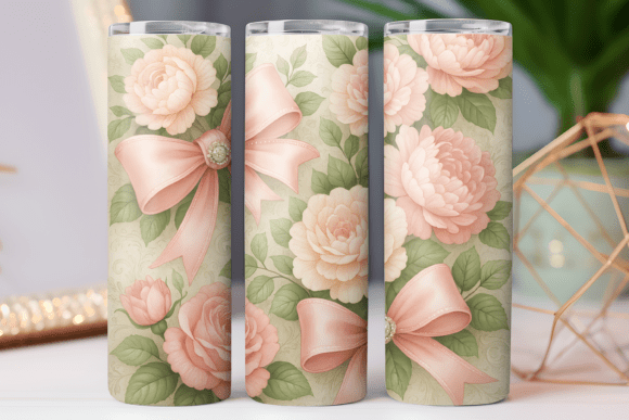 Floral Bow Tumbler Wrap: Graphics & Design Review