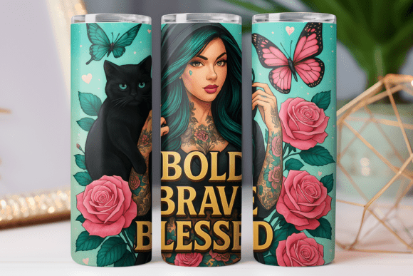 Floral Women Vibe Tumbler Wrap Graphics Review