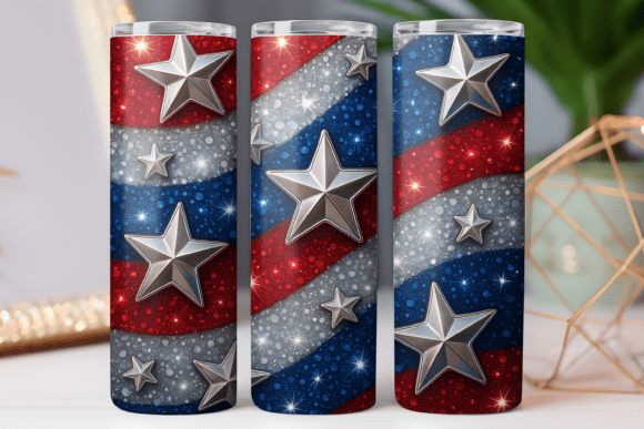 Glitter Patriotic Tumbler Wrap: A Designer's Review