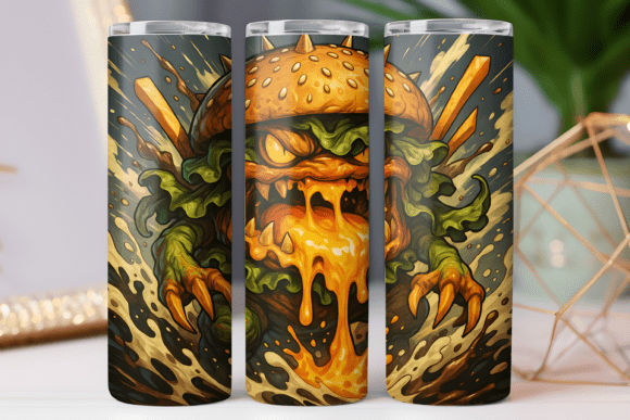 Kawaii Food Art Tumbler Wrap Graphics Review