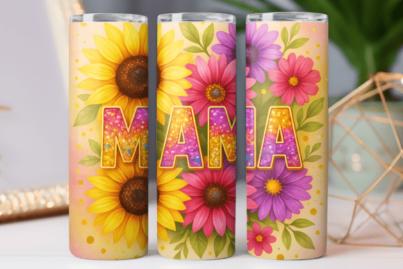 Mother Tumbler Wrap 20oz Skinny Png: Graphics for Tumbler Wraps