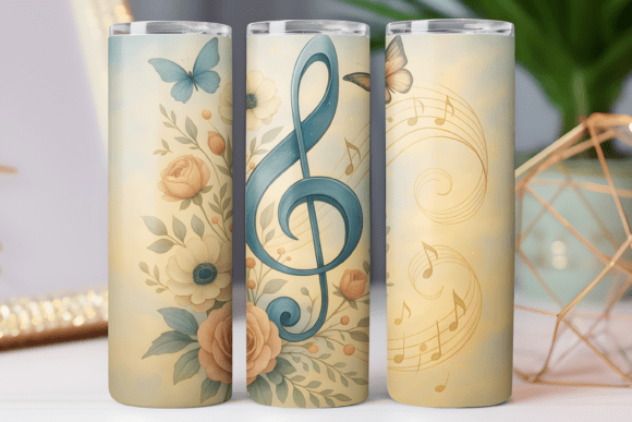Music Tumbler Wrap 20oz Skinny Review