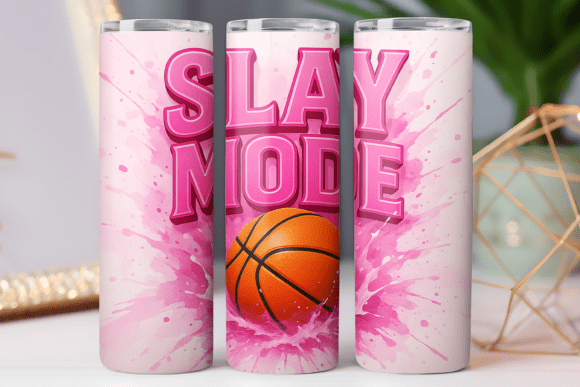 Slay Mode Basketball Tumbler Wrap 20oz Graphics Review