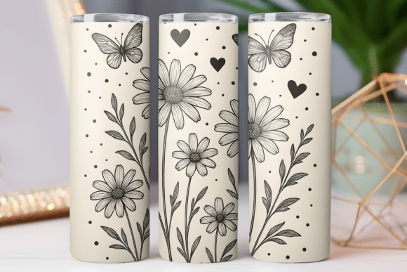 Vintage Wildflower Tumbler 20oz Art Wrap: Design Review