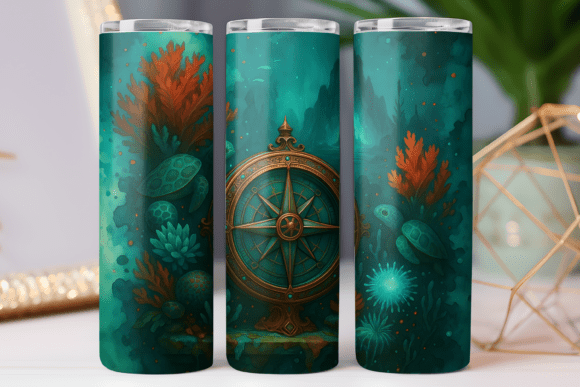 Water Outdoor Adventure Tumbler Wrap: Graphics & Tumbler Wraps